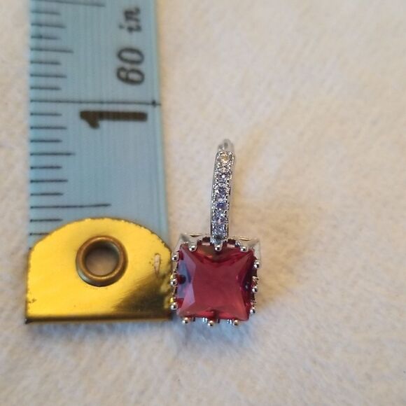 ❤Elegant Pink Gemstone Earrings - Picture 5 of 6